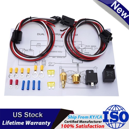 Dual electric cooling - dual, wire