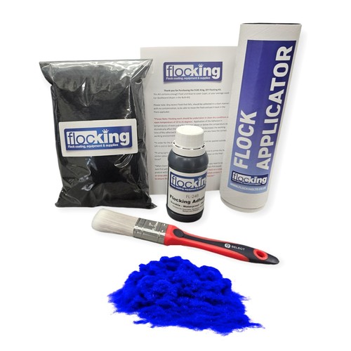 Kit floccaggio blu elettrico - kit,