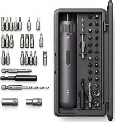 Electric screwdriver kit with - screwdriver,