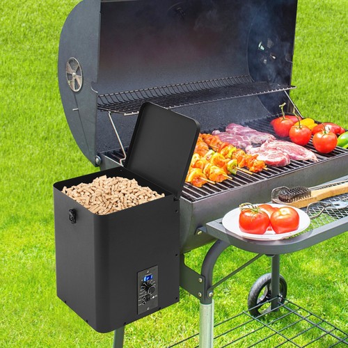 Pellet smoker hopper assembly - smoker,